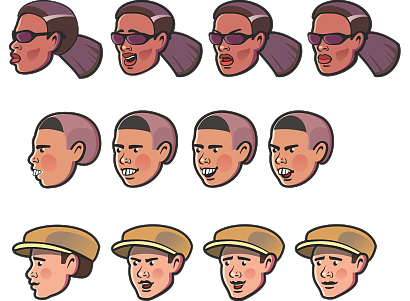 Начальный набор лиц футболистов